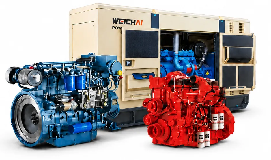 Промышленные генераторные решения GRETECH, Cummins, Shandong Huaquan Power и Weichai Power